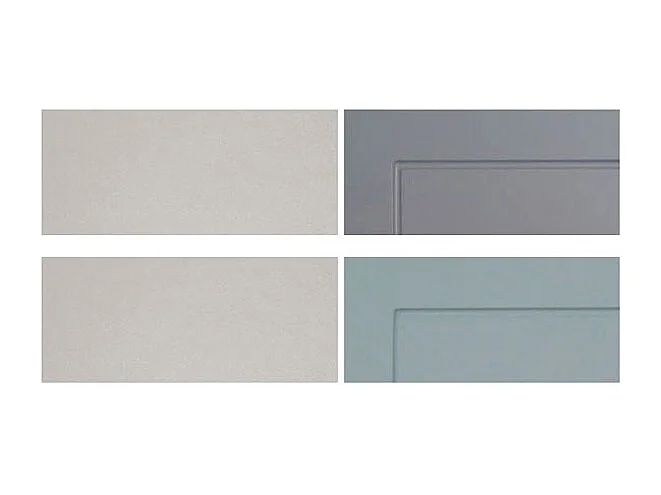 KÜCHENLEERBLOCK Kvantum Grau / Dust Grey / Mint 400 / 60 / 207cm 11-teilig