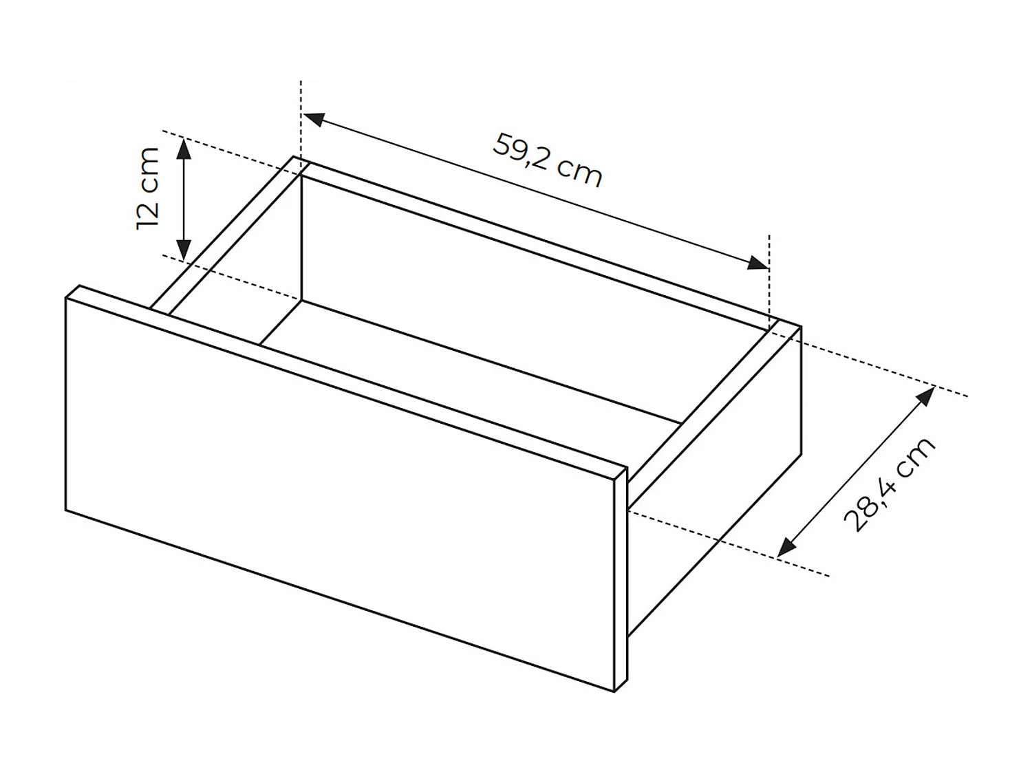 COUCHTISCH Senso schwarz 68 / 68 / 49cm