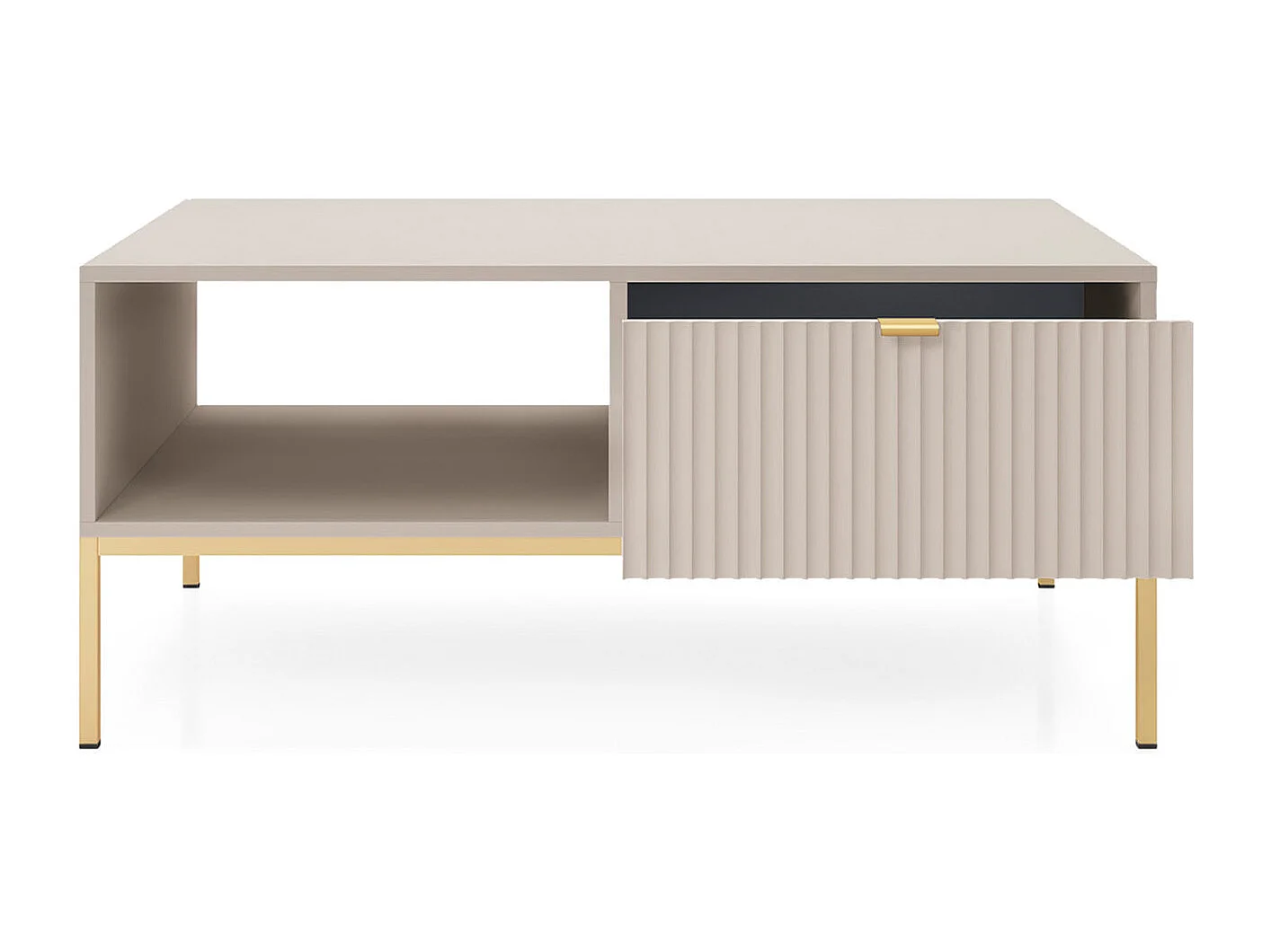 COUCHTISCH Nova Kaschmir / Gold 104 / 68 / 46cm