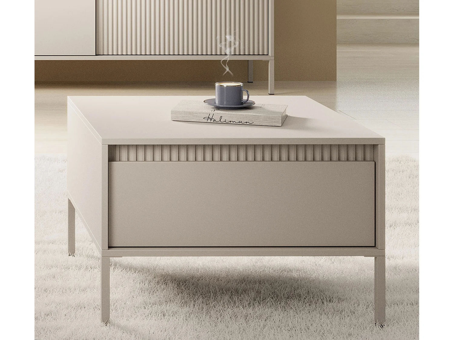 COUCHTISCH Senso beige 68 / 68 / 49cm