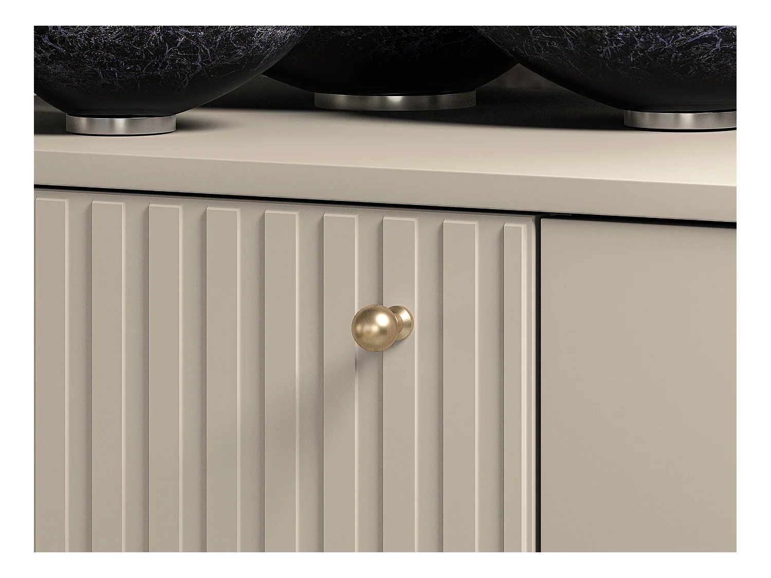 SIDEBOARD Sophie kaschmir matt 120 / 40 / 85cm