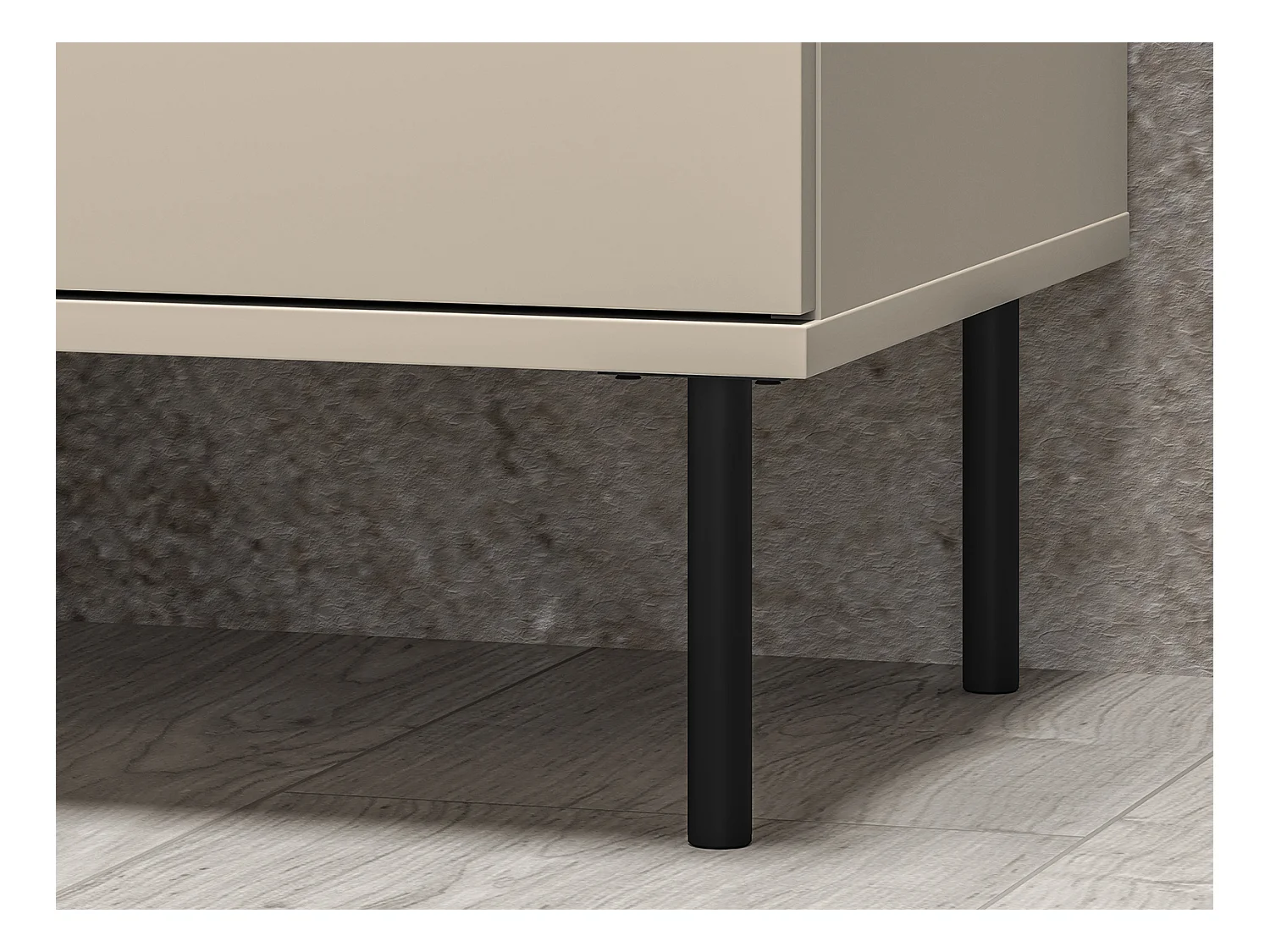 SIDEBOARD Sophie kaschmir matt 120 / 40 / 85cm