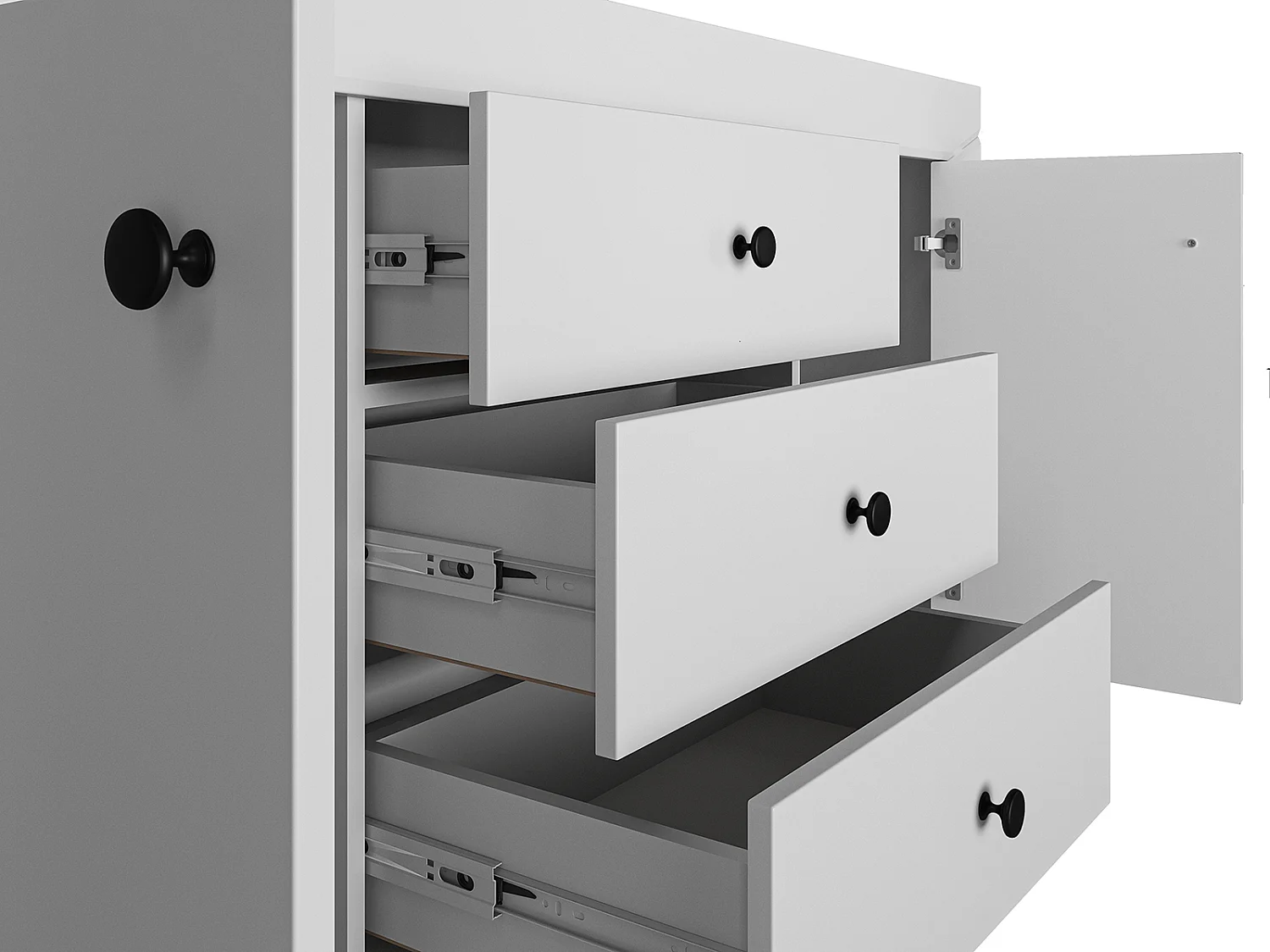 SIDEBOARD Terni silbergrau 153 / 42 / 85cm