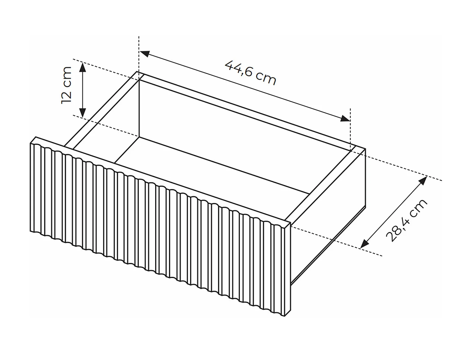 SIDEBOARD Senso schwarz 154 / 40 / 82cm