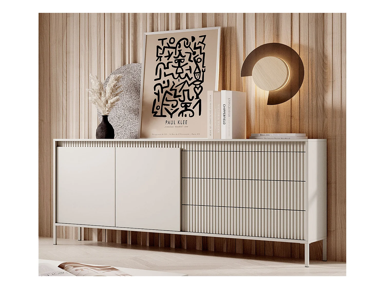 SIDEBOARD Senso beige 188 / 40 / 82cm