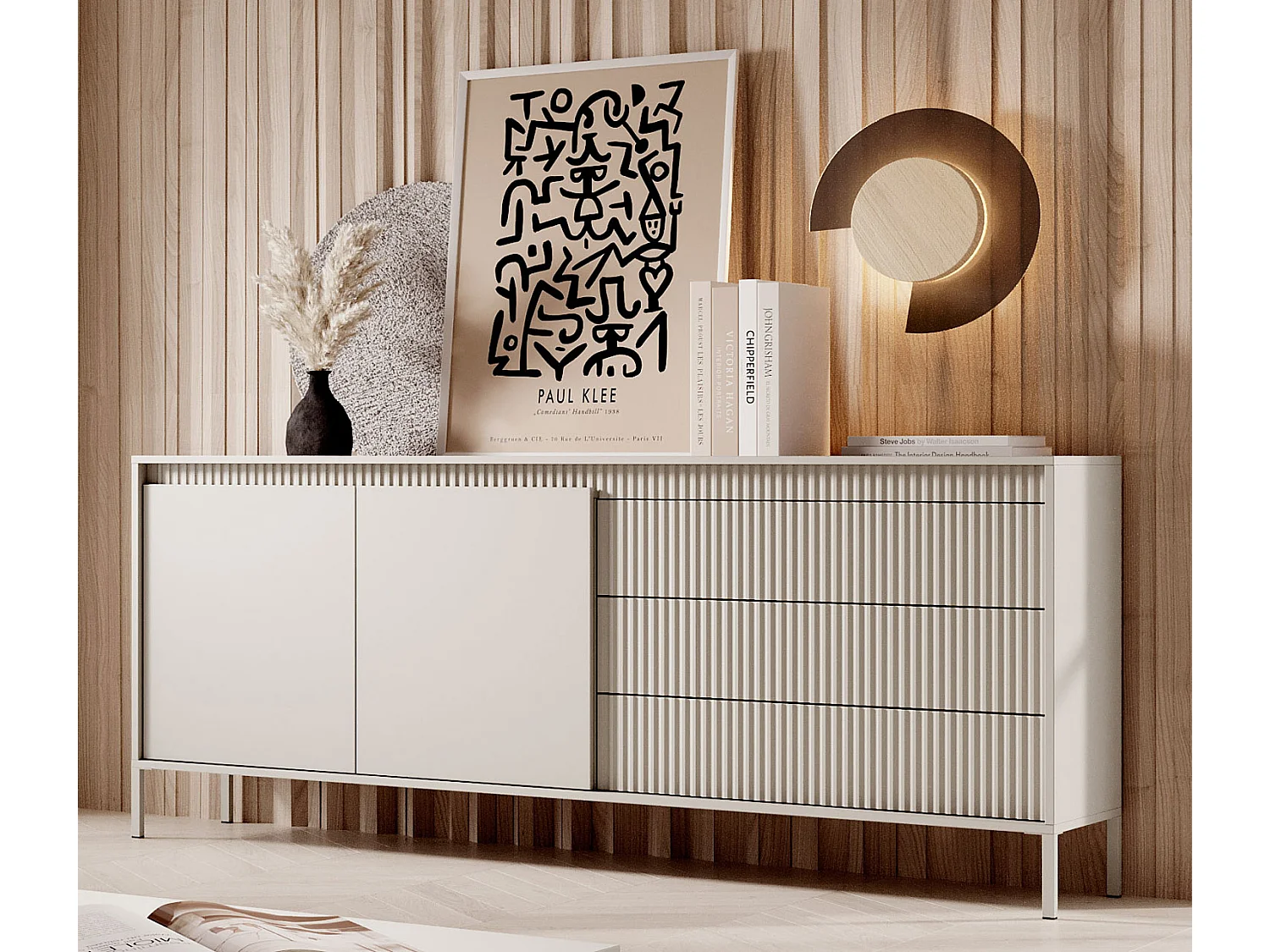 SIDEBOARD Senso beige 188 / 40 / 82cm