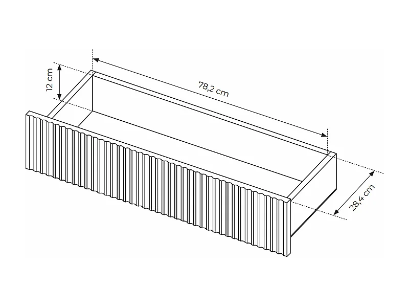 SIDEBOARD Senso beige 188 / 40 / 82cm