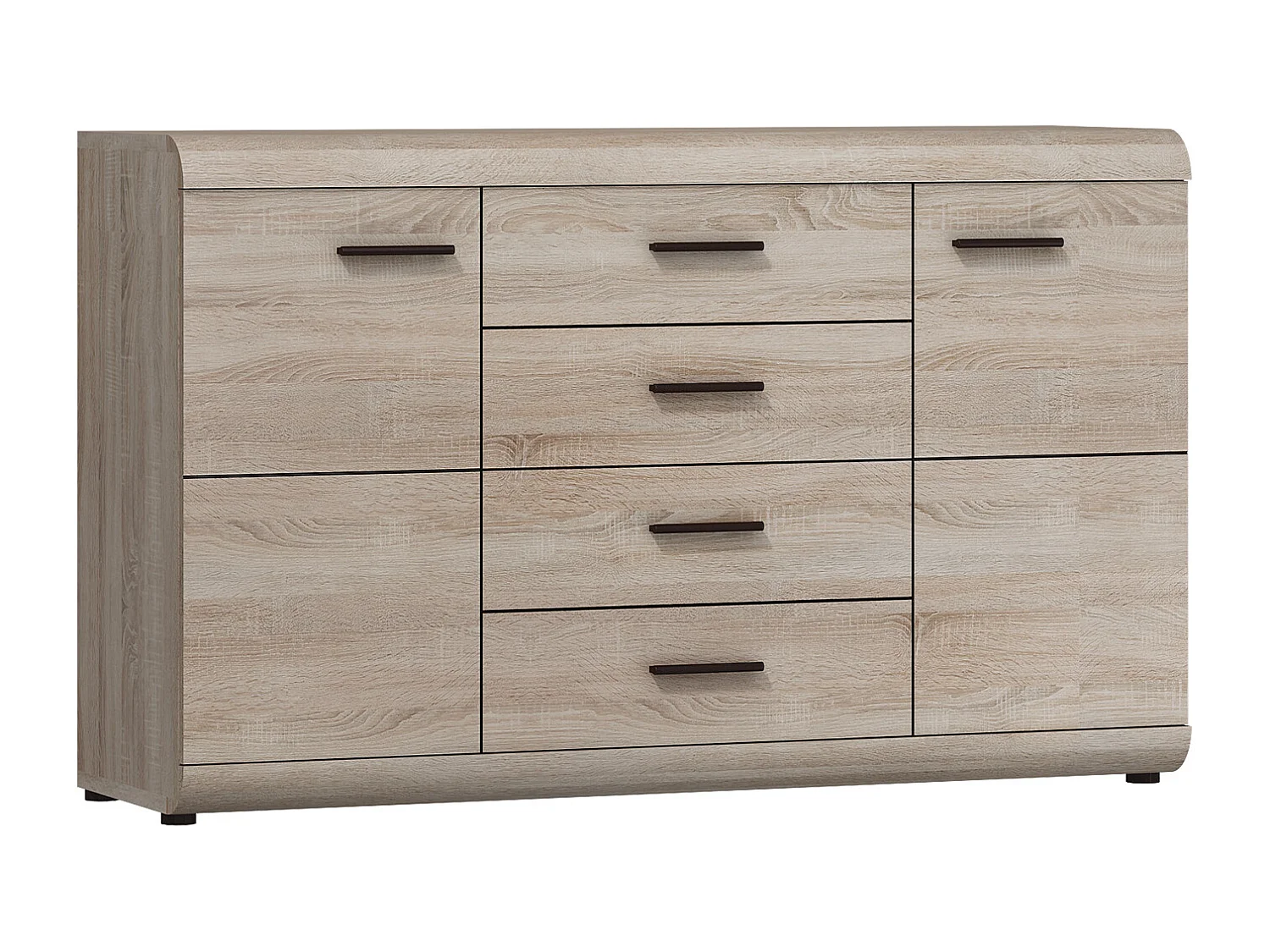 KOMBIKOMMODE Link Eiche Sonoma 140 / 42 / 86,5 cm