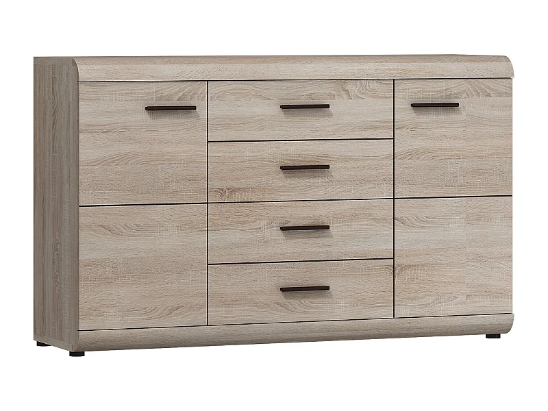 KOMBIKOMMODE Link Eiche Sonoma 140 / 42 / 86,5 cm