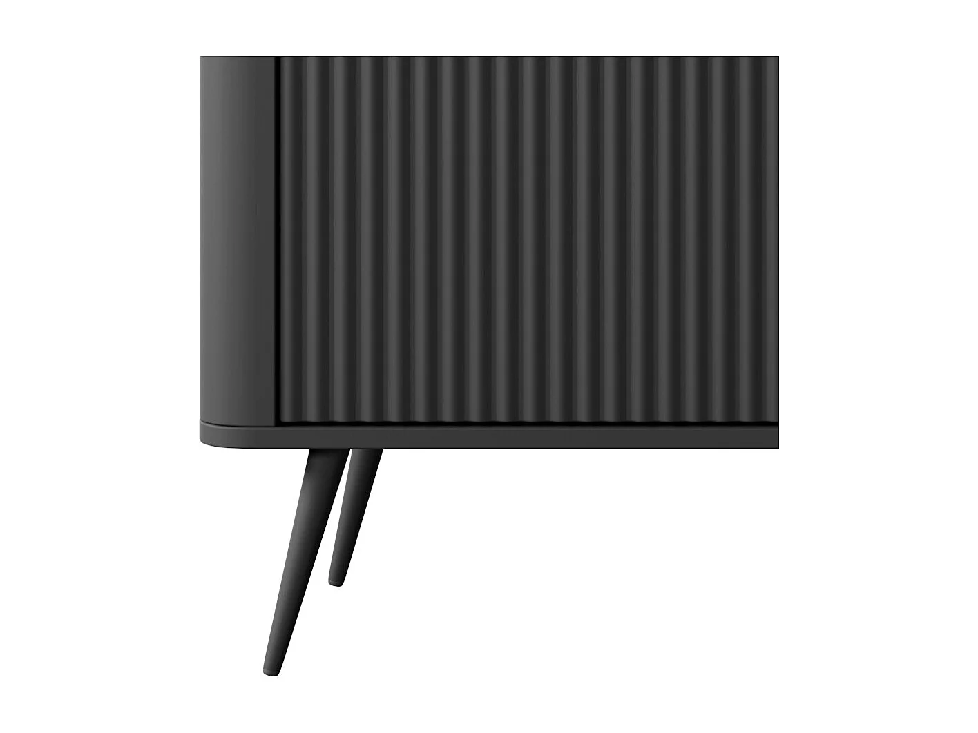 SIDEBOARD Lante schwarz 138 / 38 / 81cm