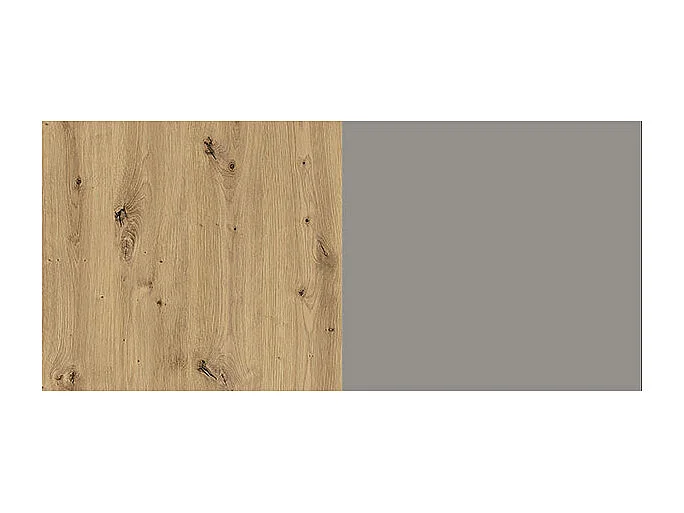 KOMMODE Kuki Bernstein Eiche / Platingrau 90 / 40 / 80 cm