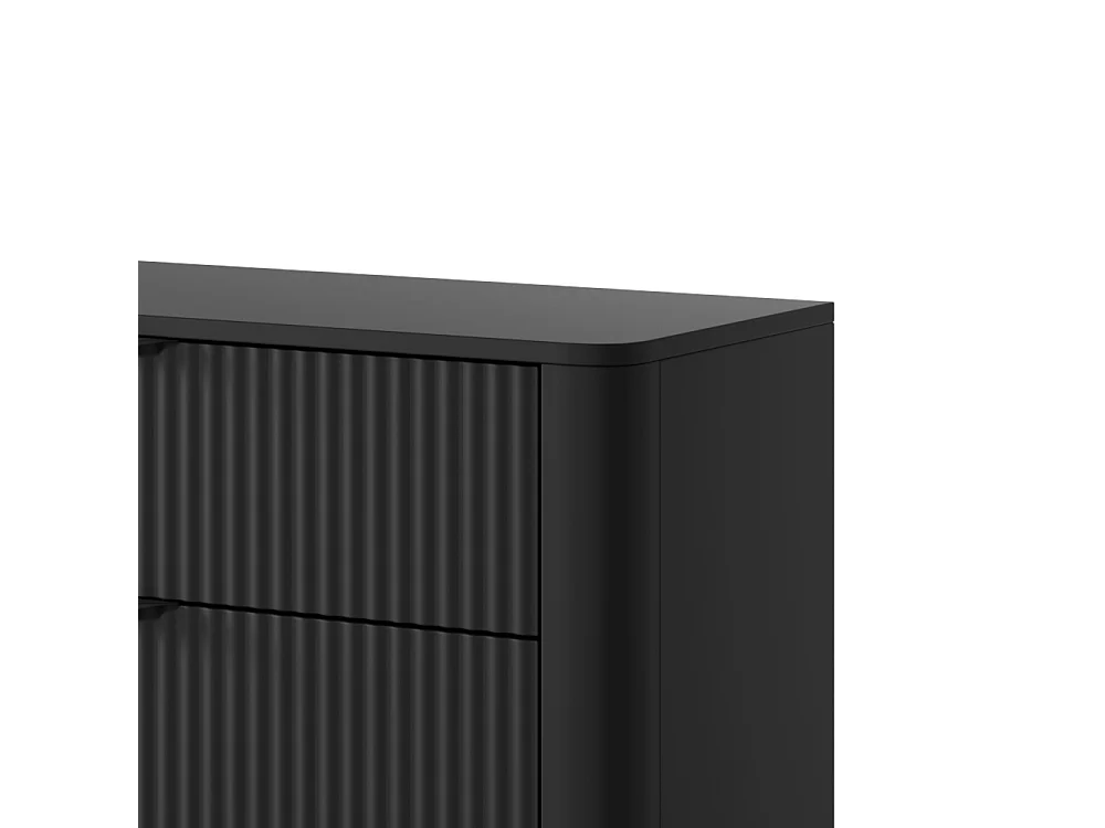 SCHUBLADENKOMMODE Lante schwarz 163 / 38 / 81cm