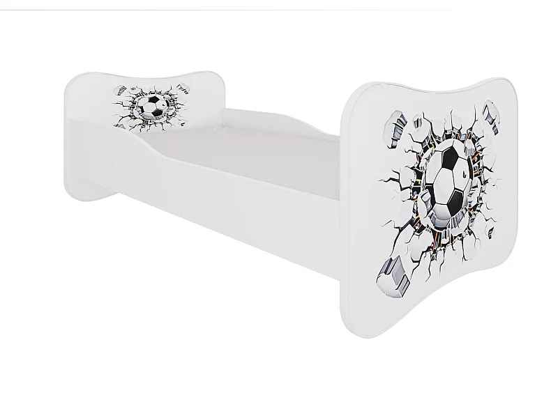 KINDERBETT Gonzalo weiß / grau 88 / 164 / 63cm