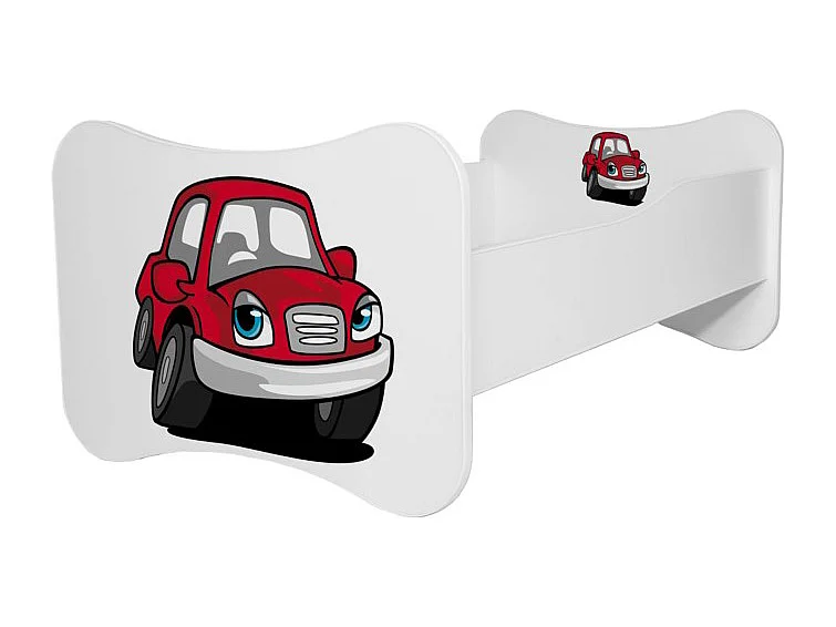 KINDERBETT Gonzalo rot / schwarz 88 / 164 / 63cm