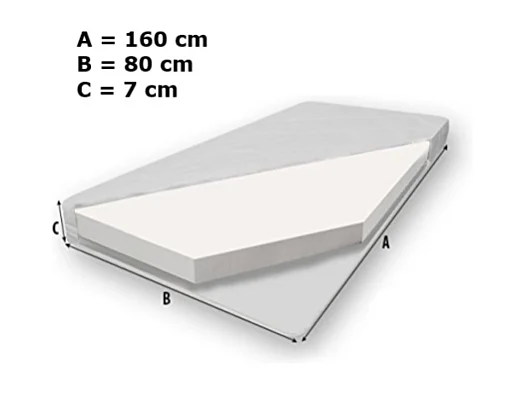 KINDERBETT Gonzalo weiß / beige 88 / 164 / 63cm