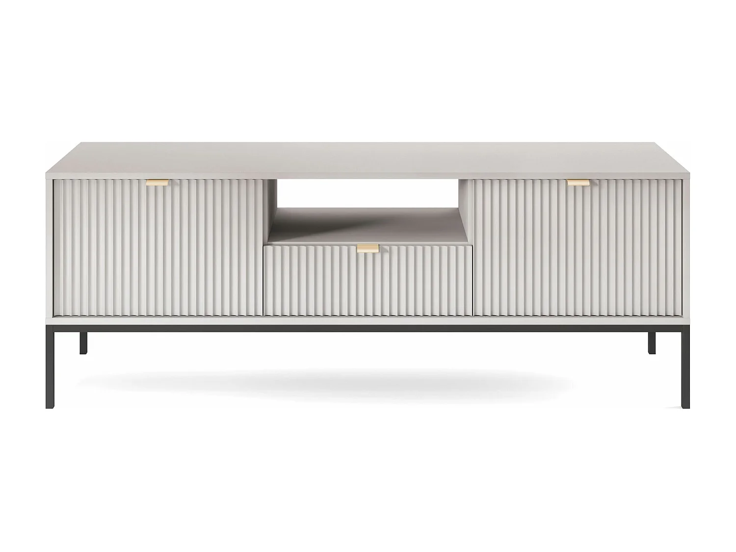 LOWBOARD Nova Grau / Schwarz 154 / 39 / 56cm