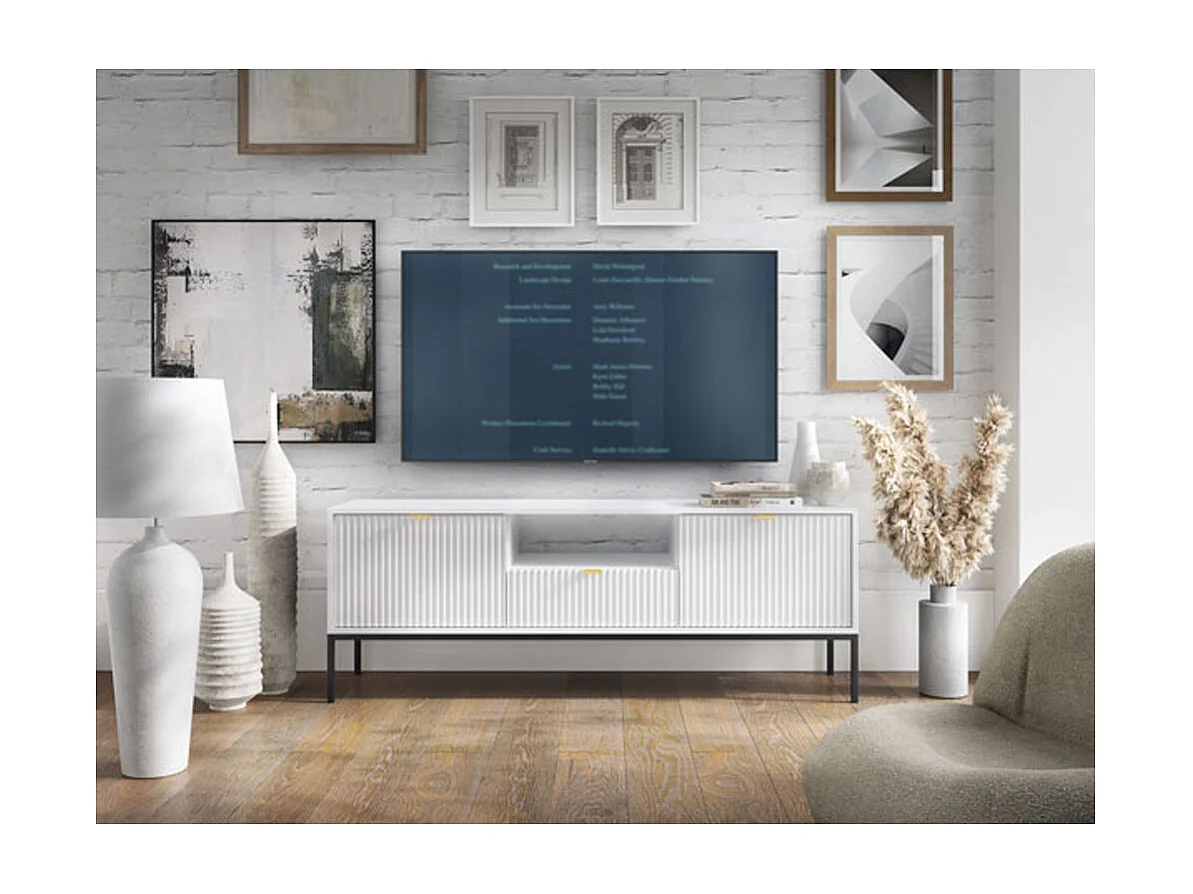 LOWBOARD Nova Weiß / Schwarz 154 / 39 / 56cm