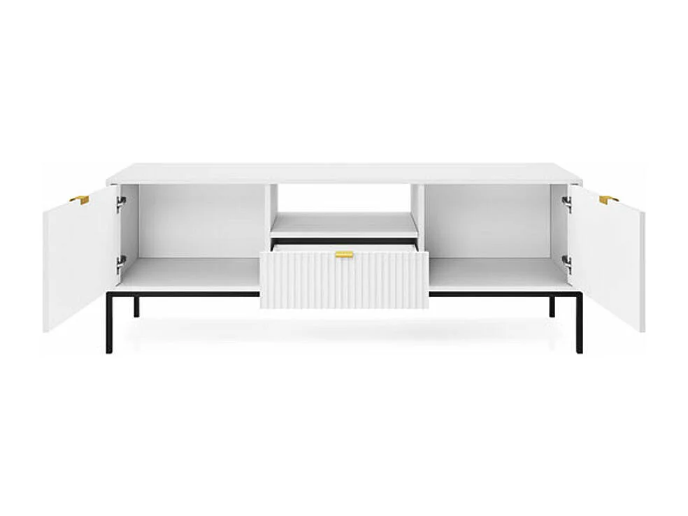 LOWBOARD Nova Weiß / Schwarz 154 / 39 / 56cm