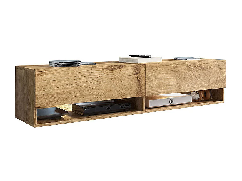 LOWBOARD Lowboard A Eiche Wotan 140 / 32 / 30cm