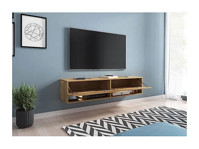 LOWBOARD Lowboard A Eiche Wotan 140 / 32 / 30cm