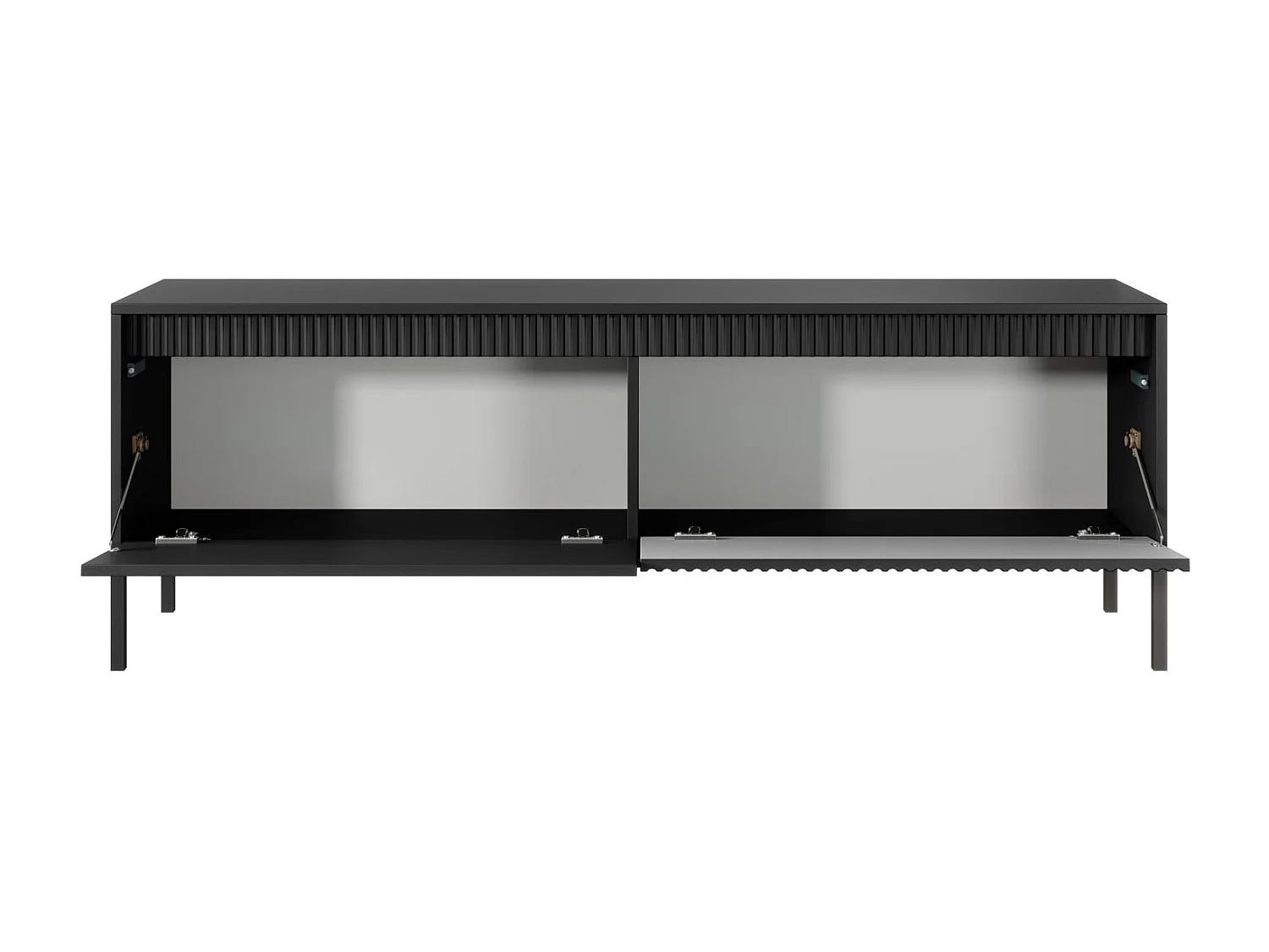 LOWBOARD Senso schwarz 154 / 40 / 54cm