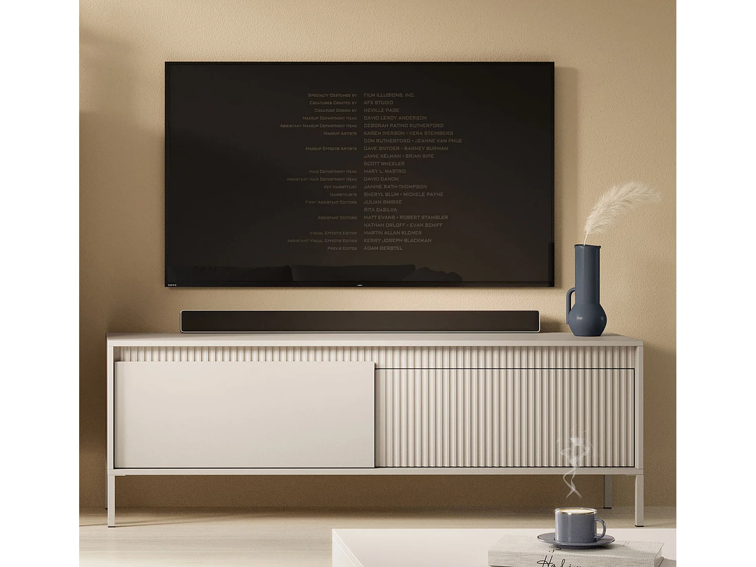 LOWBOARD Senso beige 154 / 40 / 54cm