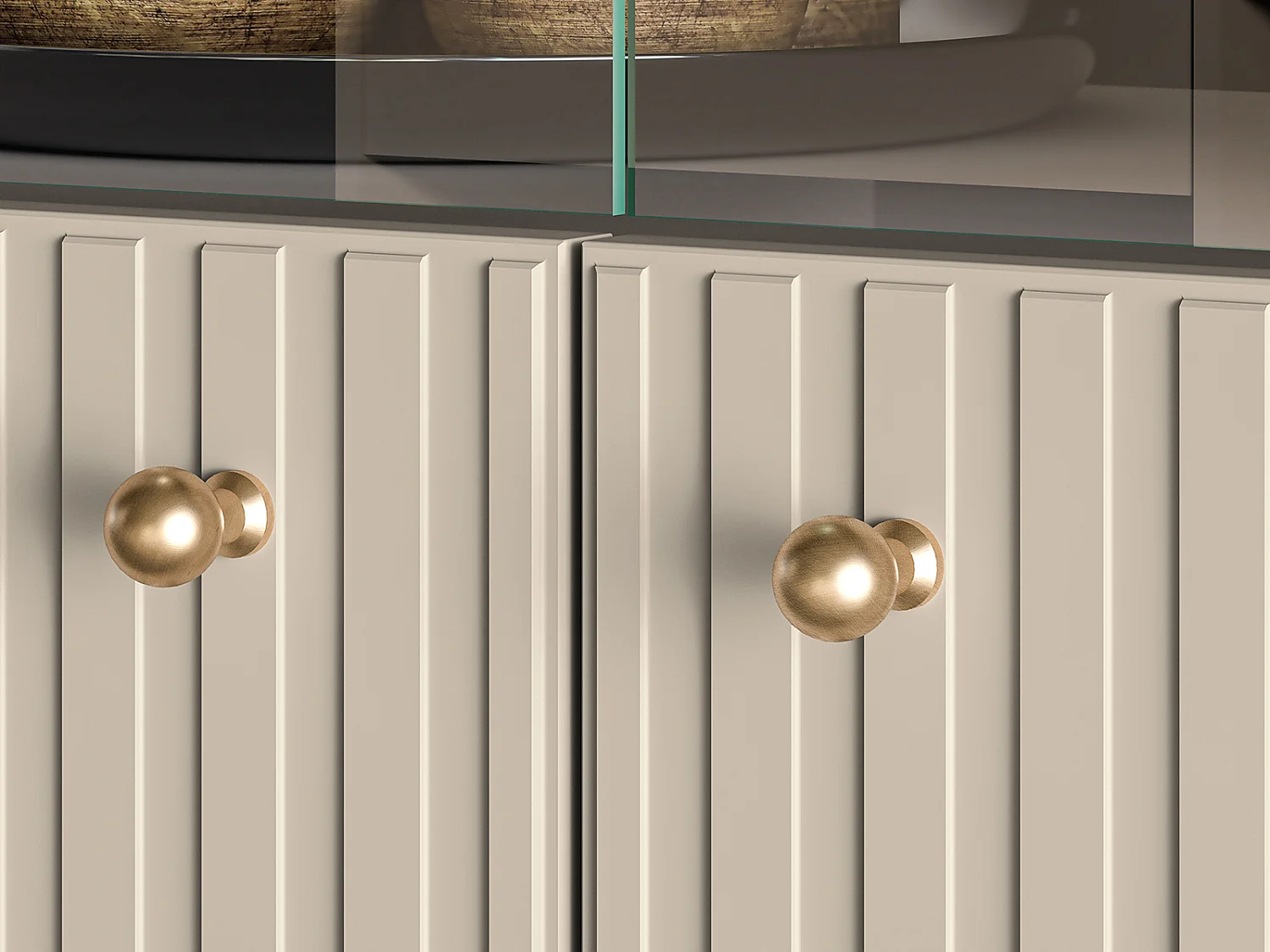 WOHNWAND Sophie kaschmir matt 2-teilig