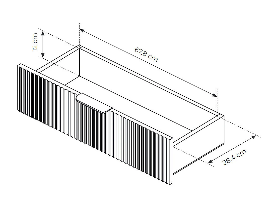 WOHNWAND Lante schwarz 3-teilig