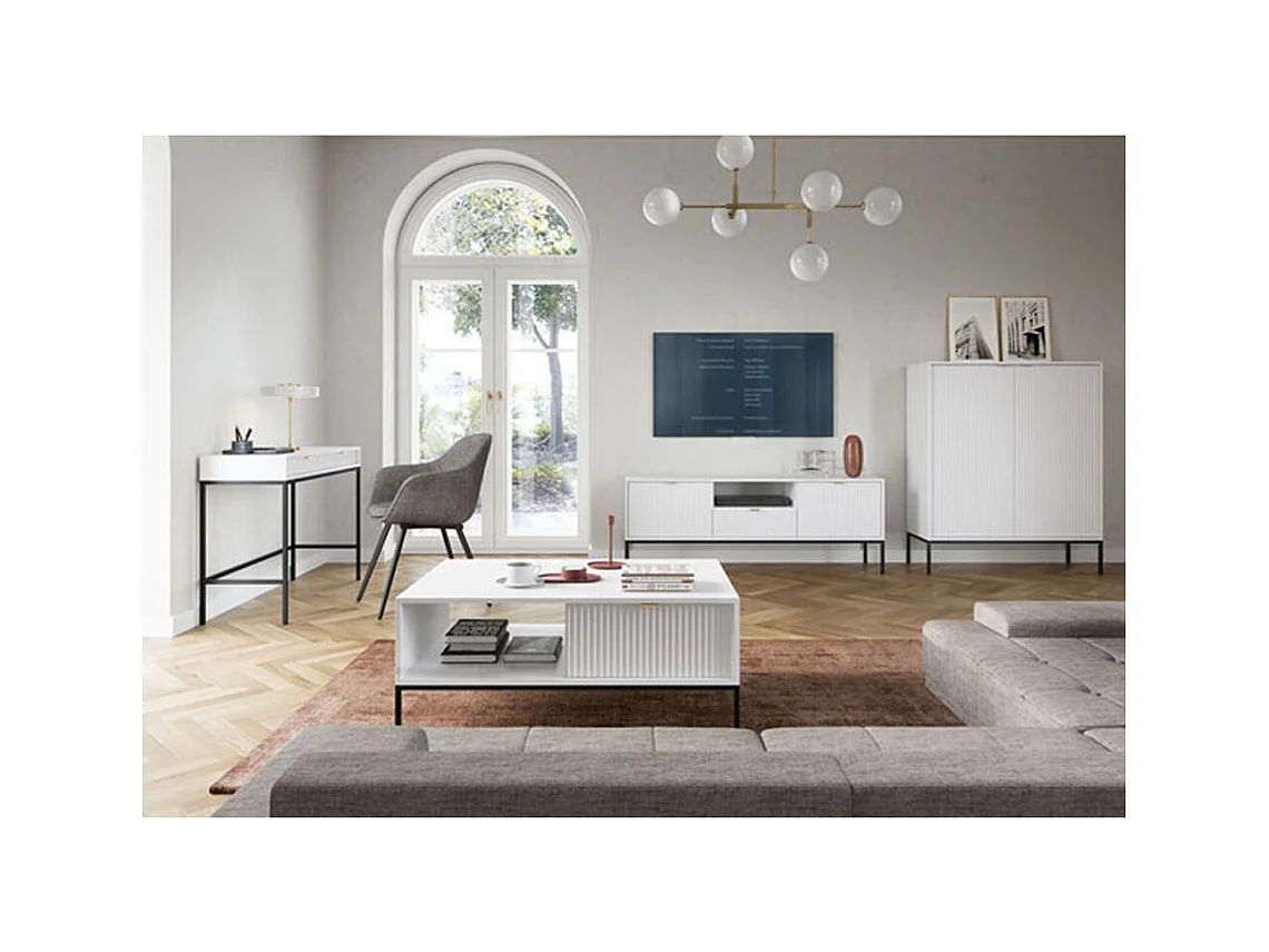 WOHNZIMMER-SET Nova Kaschmir / Schwarz 4-teilig