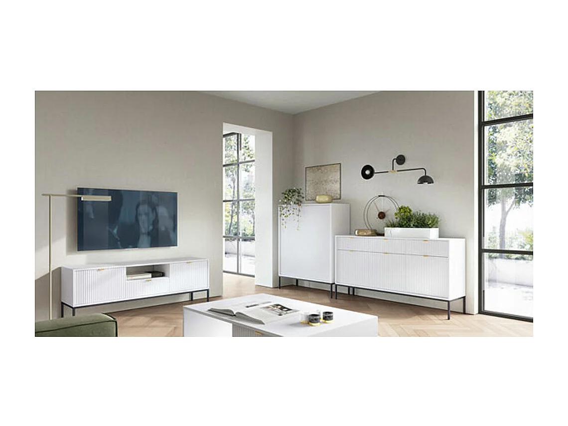 WOHNZIMMER-SET Nova Kaschmir / Gold 3-teilig