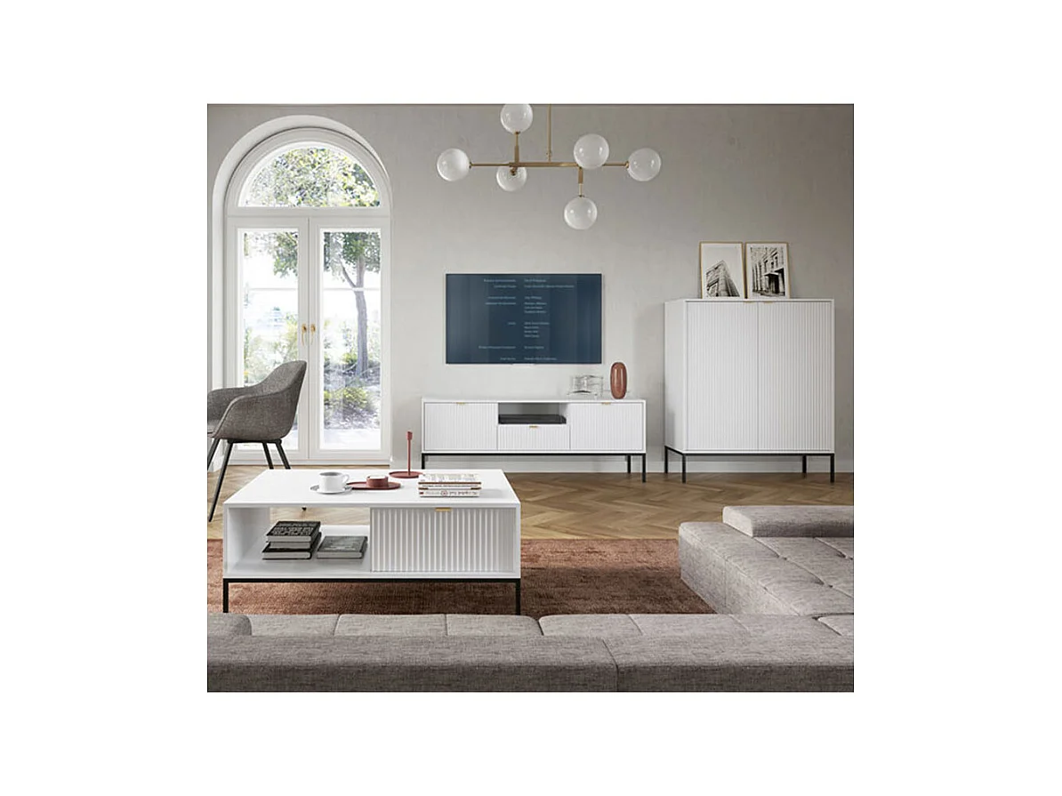 WOHNZIMMER-SET Nova Kaschmir / Gold 3-teilig