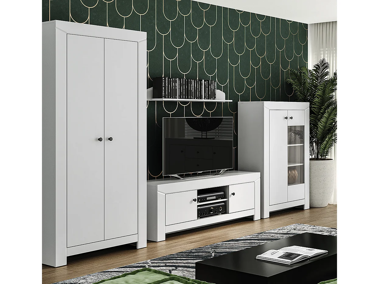 WOHNZIMMER-SET Terni silbergrau 4-teilig