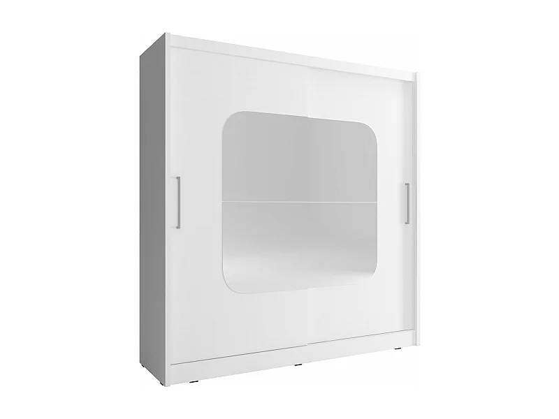 SCHIEBETÜRENSCHRANK Maja VIII weiß 200 / 62 / 214cm