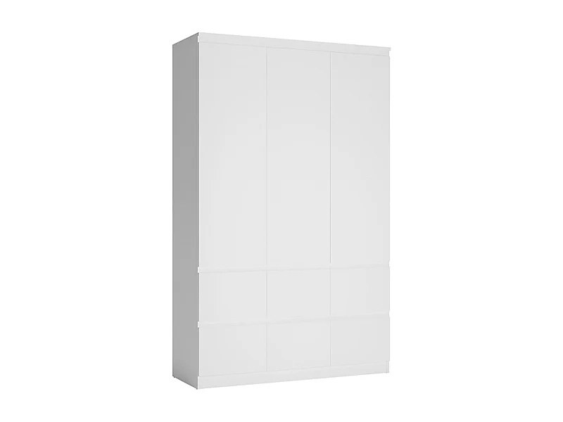 KLEIDERSCHRANK Boston weiß/weiß hg 136,4 / 58,5 / 213cm