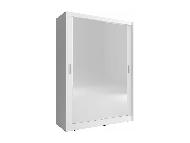 SCHIEBETÜRENSCHRANK Maja weiß 130 / 62 / 200 cm