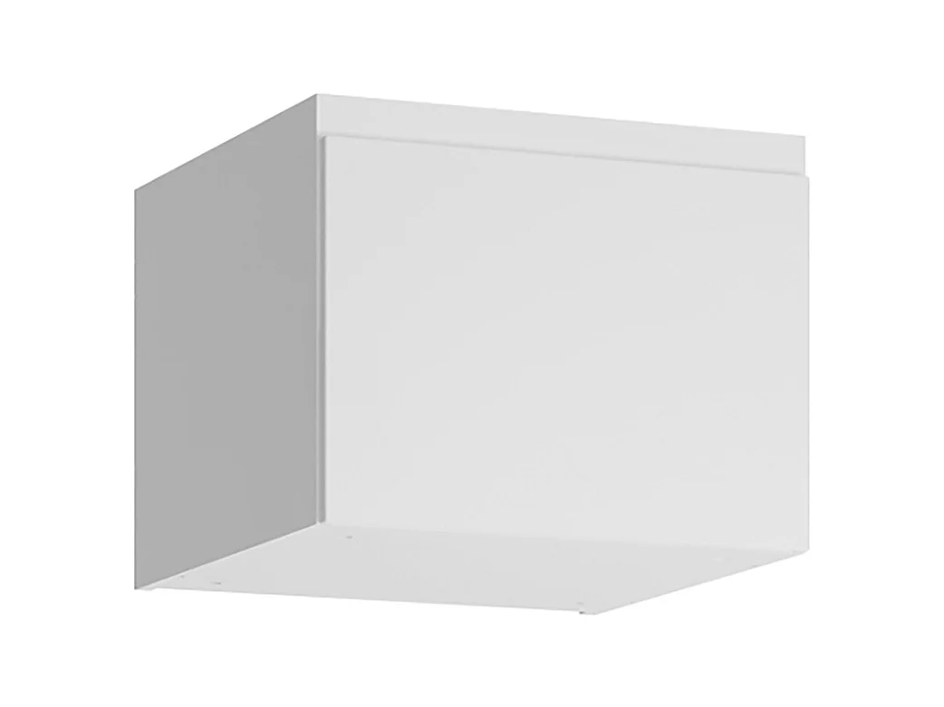 DREHTÜRENSCHRANK Boston weiß/weiß hg 45,6cm / 58,5cm / 249,8cm