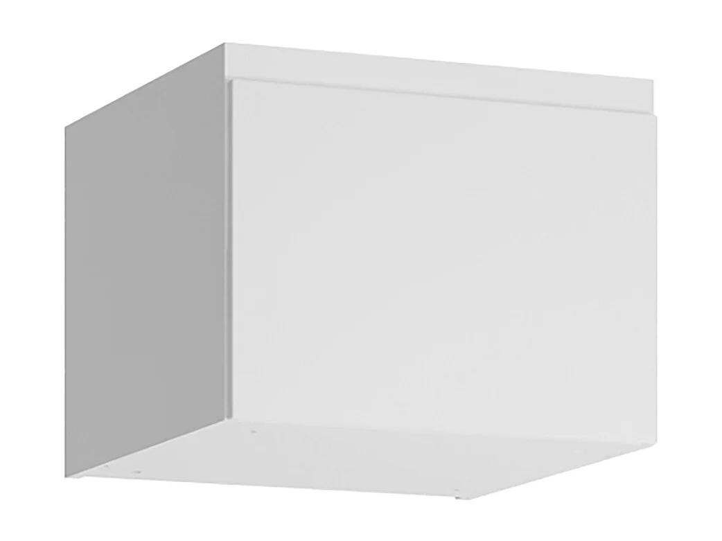 DREHTÜRENSCHRANK Boston weiß/weiß hg 45,6cm / 58,5cm / 249,8cm