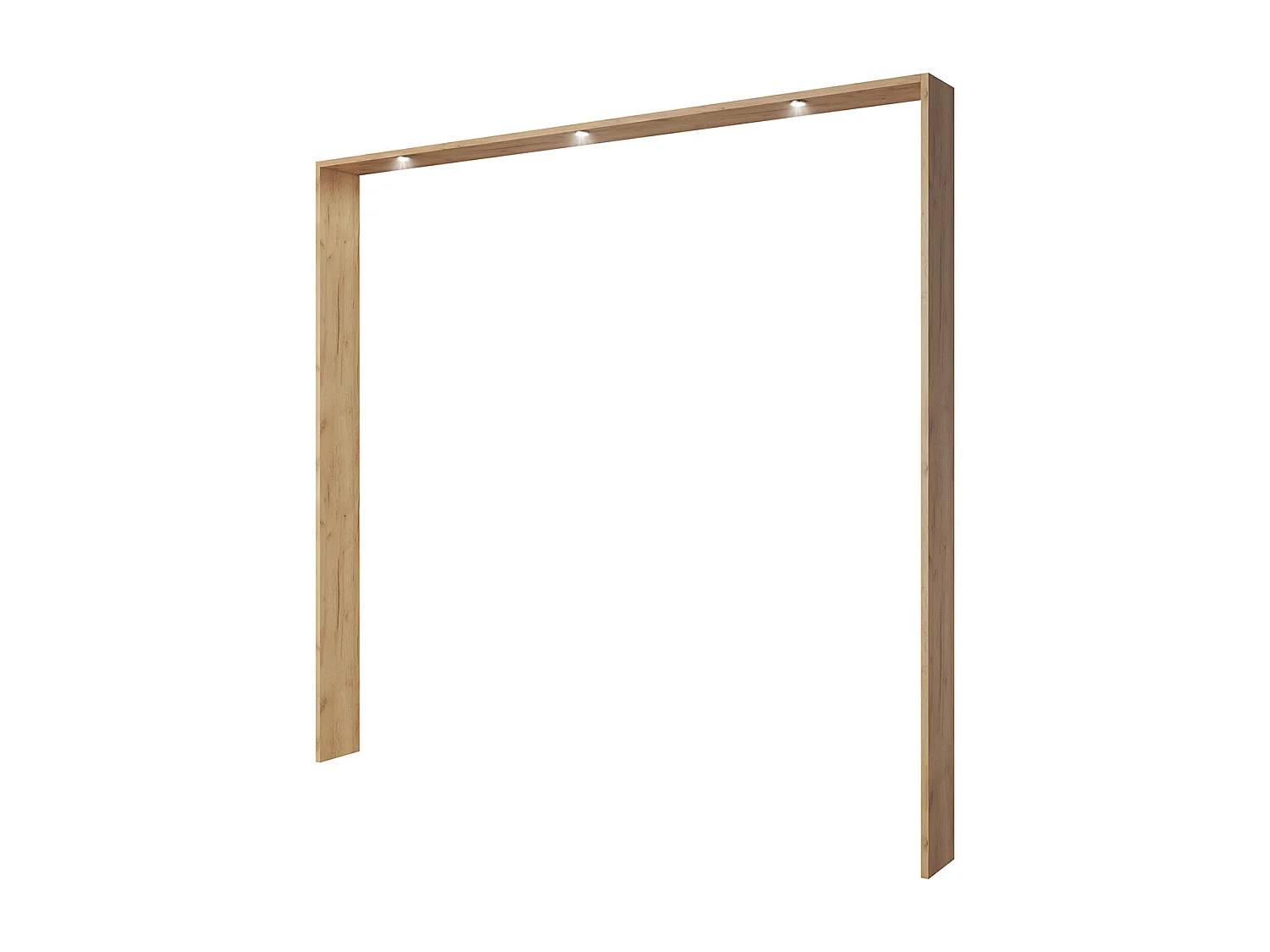 KLEIDERSCHRANK Xelo weiß / Wildeiche Gold 229 / 65 / 215,5cm