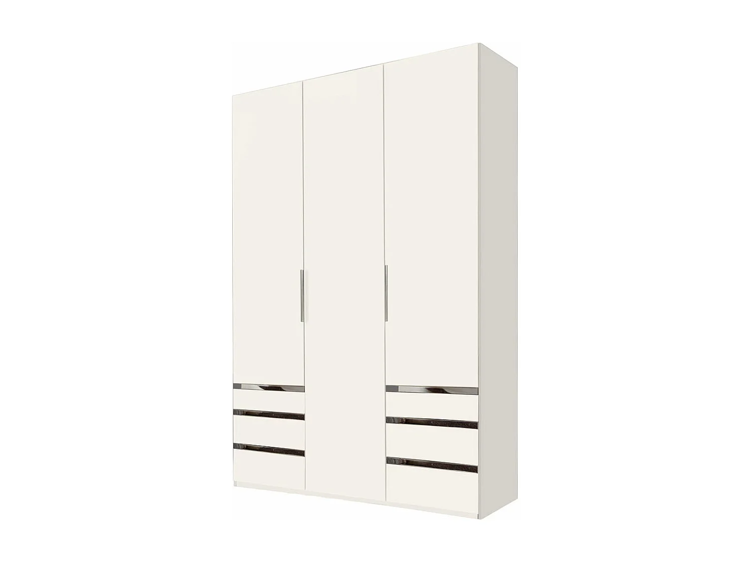 KLEIDERSCHRANK Level weiß 150 / 58 / 216cm