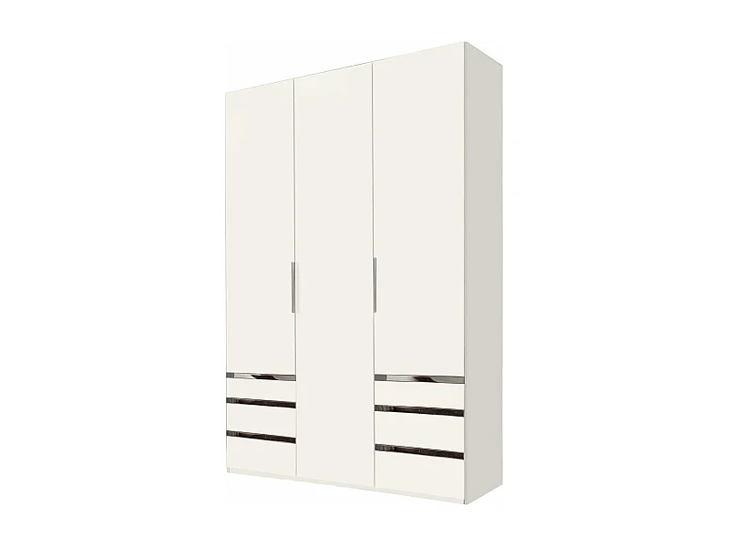 KLEIDERSCHRANK Level weiß 150 / 58 / 216cm
