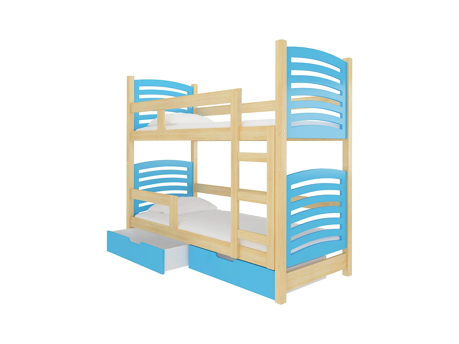 HOCHBETT Osuna Kiefer Natur / blau 81 / 188 / 169cm