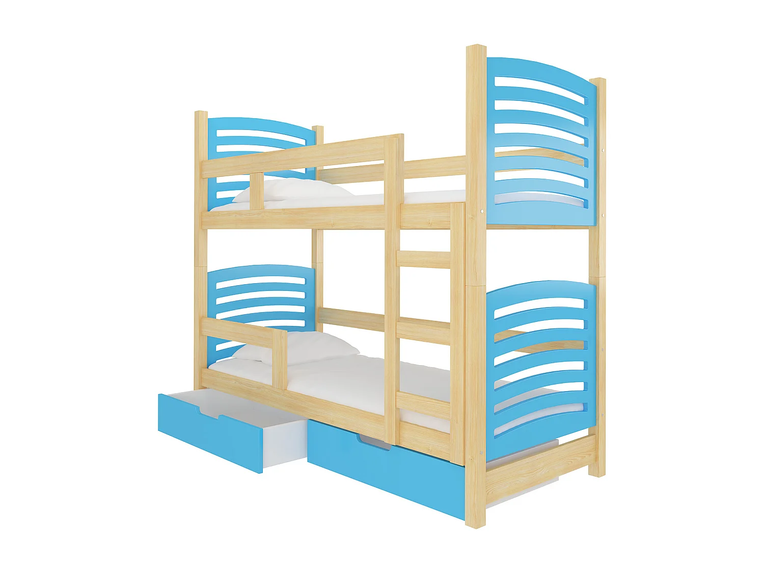 HOCHBETT Osuna Kiefer Natur / blau 81 / 188 / 169cm