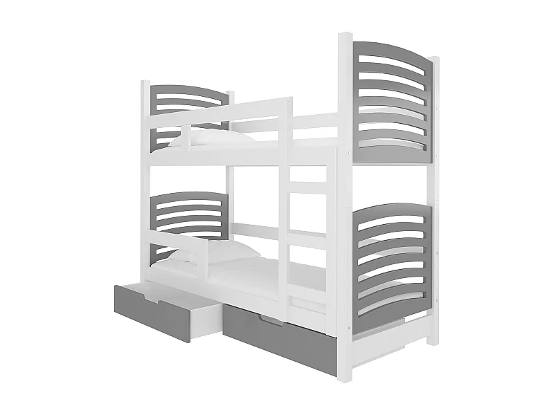 HOCHBETT Osuna Kiefer weiß / grau 81 / 188 / 169cm