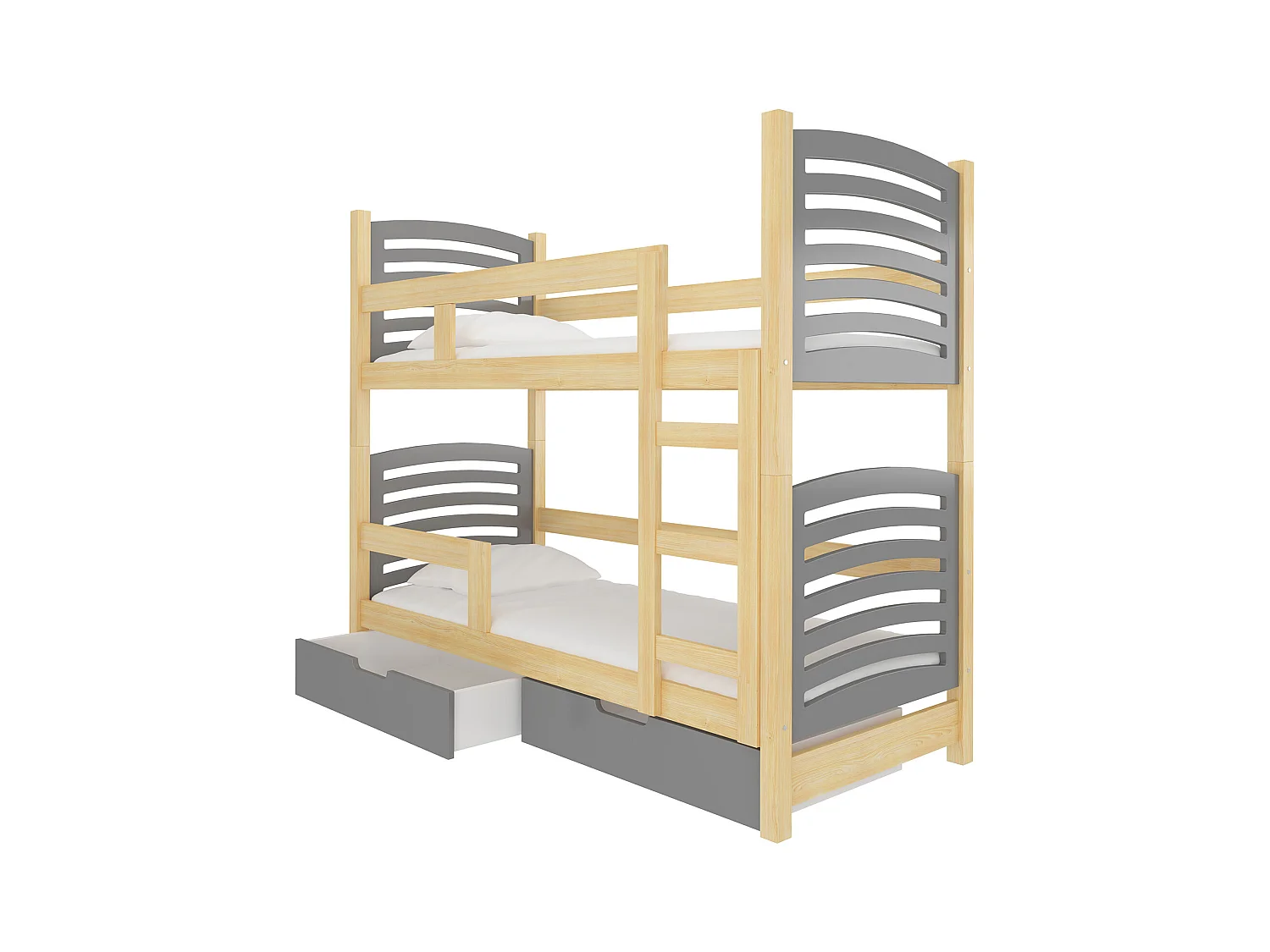 HOCHBETT Osuna Kiefer Natur / grau 81 / 188 / 169cm