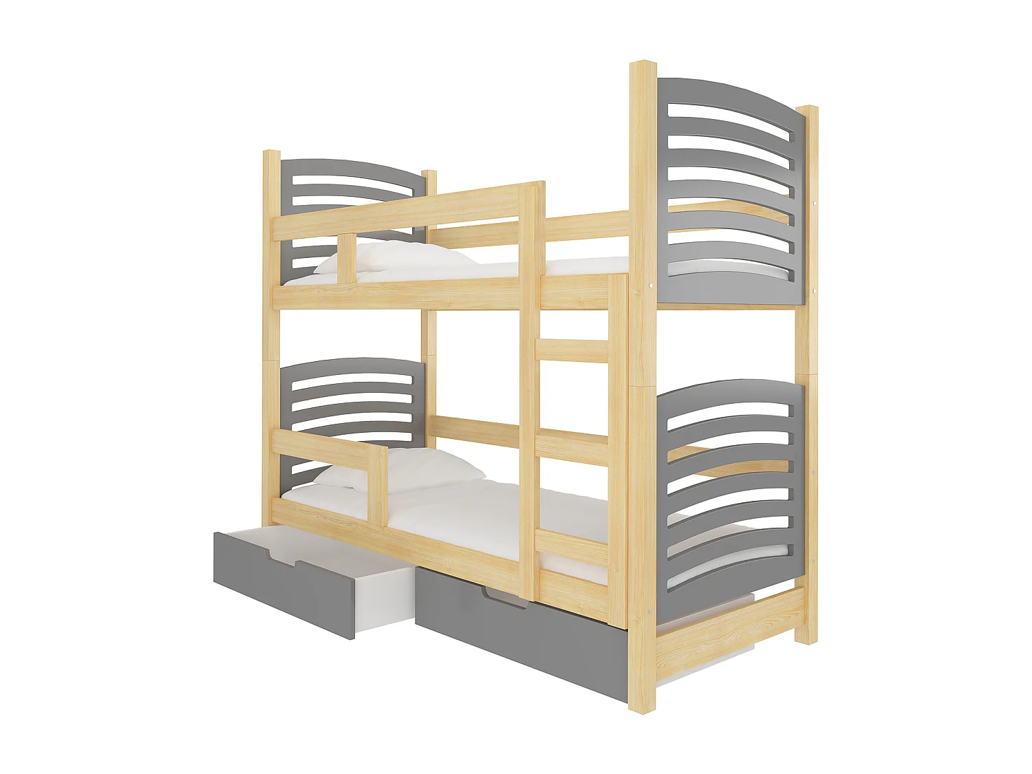 HOCHBETT Osuna Kiefer Natur / grau 81 / 188 / 169cm