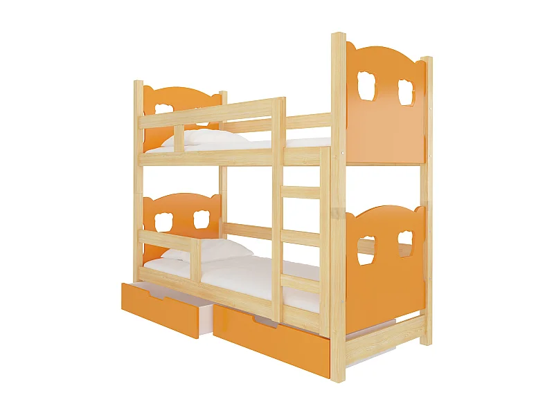 HOCHBETT Maraba Kiefer Natur / orange 81 / 188 / 160cm