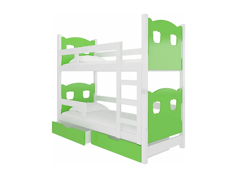 HOCHBETT Maraba Kiefer weiß / grün 81 / 188 / 160cm