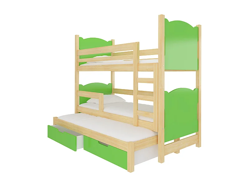 HOCHBETT Leticia Kiefer Natur / grün 81 / 188 / 160cm