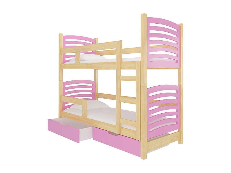 HOCHBETT Osuna Kiefer Natur / rosa 81 / 188 / 169cm