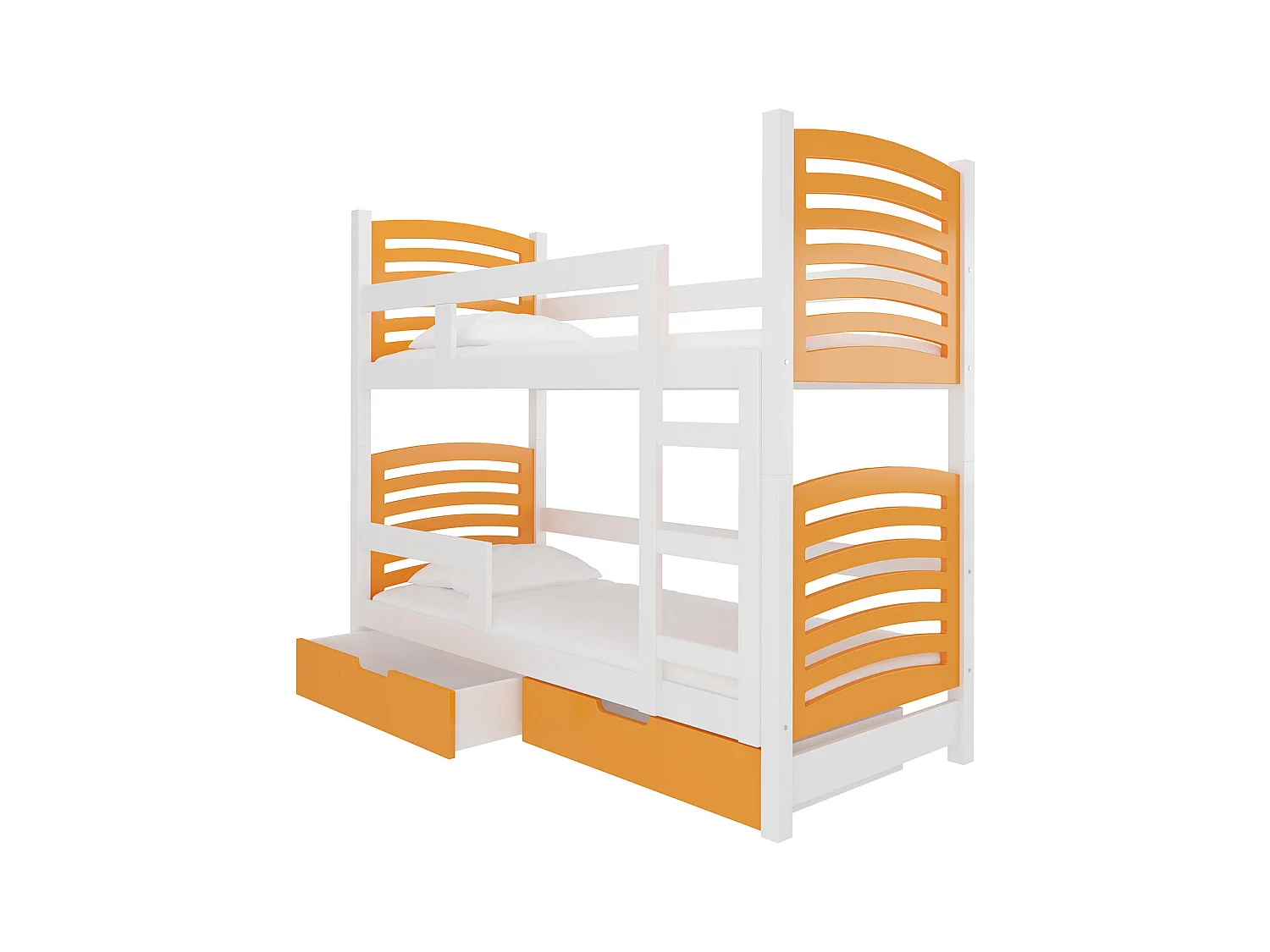 HOCHBETT Osuna Kiefer weiß / orange 81 / 188 / 169cm
